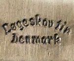 Løgeskov Tin Denmark hallmark Punze Dänemark Danmark Denmark