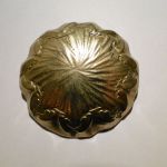 Albert Kahlbrandt Messingbrosche Art Déco brass brooch