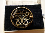 Knot Of Fate - Helsinki - Neupreis: 41€ Bronze brass brooch Brosche Kalevala Koru KK