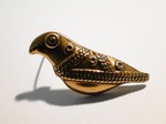 Bird of Hattula bronce Vogel Bronze Brosche Kalevala Koru KK brooch
