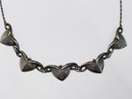 TeKa Theodor Klotz Pforzheim 835 Silberkette Collier silver necklace german collar