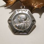 Jugendstilanhänger 800 Silber - art nouveau pendent