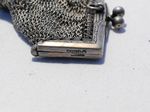 Robert Kraft Alpacca Netztasche Kettentasche Portemonnaie Geldbörse Silber Jugendstil silver art nouveau Deutschland Germany deutsch