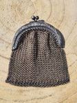 Alpacca Kettentasche Münzbeutel Jugendstil Silber art nouveau silver Deutschland deutsch German Germany Geldtasche 