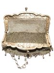 Abendtäschchen Kettentasche Netztasche versilbert Jugendstil art nouveau Deutschland deutsch Germany German