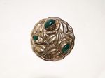 Martin MayerMartin Mayer 800 Brosche mit Chrysopras - brooch
