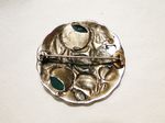 Martin Mayer 800 Brosche mit Chrysopras - brooch